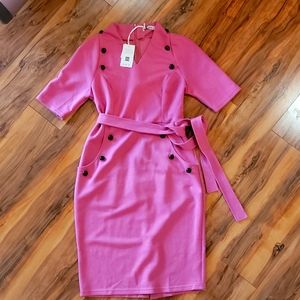 Grace Karin Dress size large pink